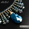 Crystal Lane DIY 22x38mm Teardrop Faceted Crystal Glass Pendants, 1pc